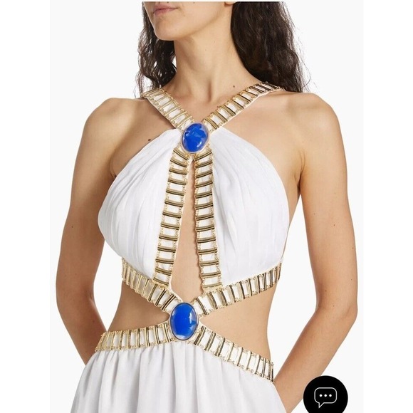 Raisa Vanessa Cut Out Maxi Dress Gown - Picture 2 of 12